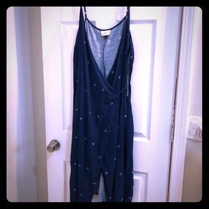 Blue wrap dress. Size 1X, nwot